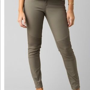Prana Brenna Moto Pant Slate Green Size 4